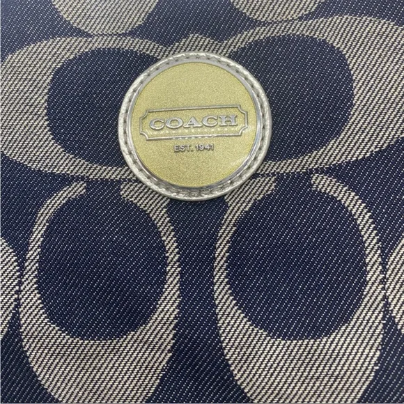 Coach Black and Silver Crossbody Bag - Picture 6 of 8